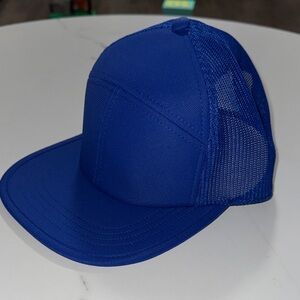 7-panel Blue Trucker Hat